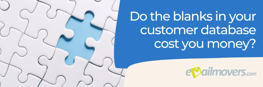 blanks in customer database